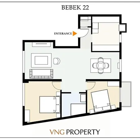 Charming Cozy 2bed1bath Shoreline Bebek! #95 Apartment Istanbul